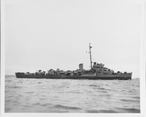 USS Barton near Boston, Massachusetts