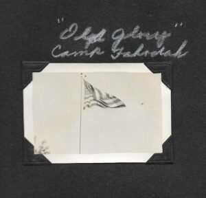 Photo, take by Bob, of the US Flag flying over Camp Takodah