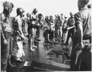 Shellback Initiation ceremony, 1940s